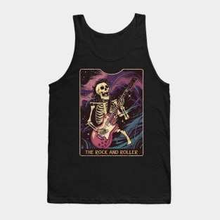 Funny Tarot Card Design : The Rock and Roller Tank Top